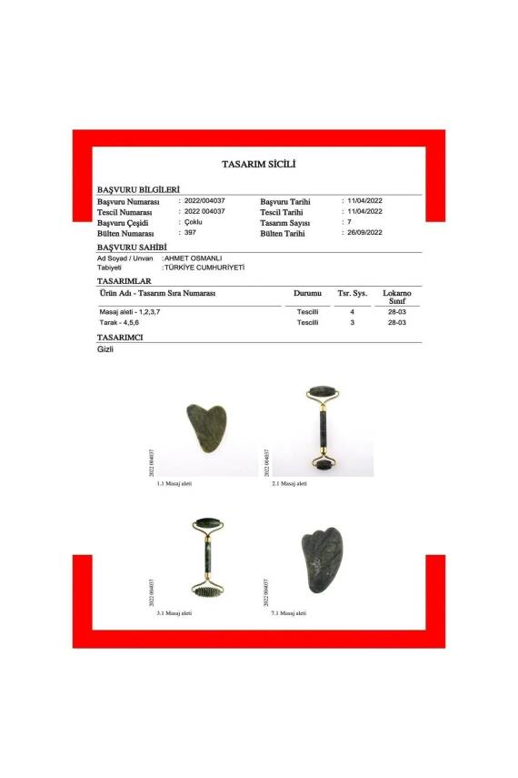 Yeşim Taşı Gua Sha Yüz Masaj Taşı Kalpli - 5