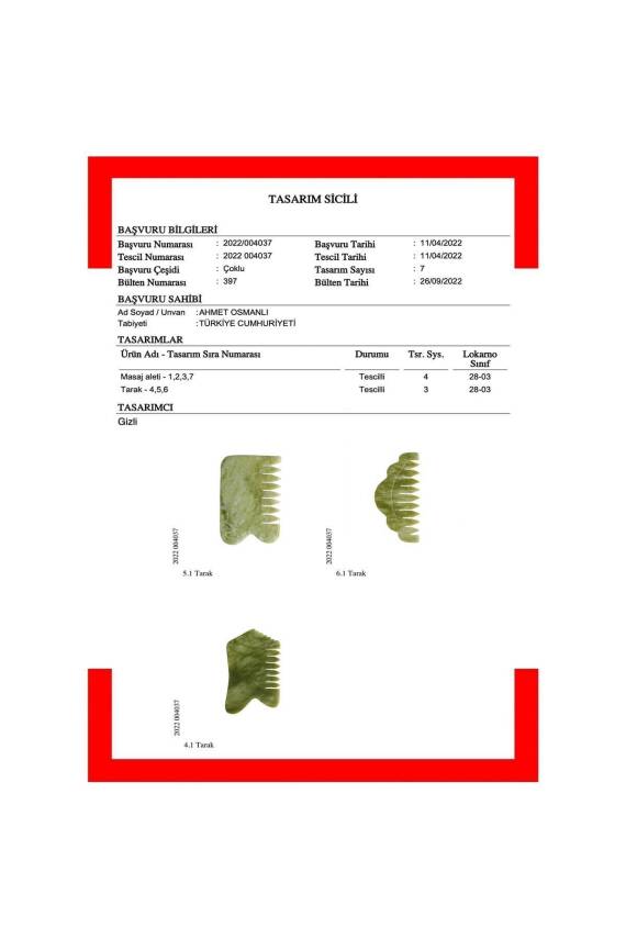 Yeşim Taşı Gua Sha Yüz Masaj Taşı Kaz Ayaklı - 4