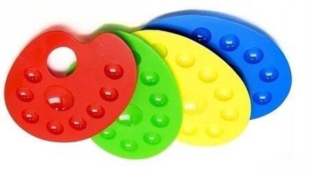 Yıldızlar Renkli Godeli Palet - 3