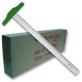 Yıldızlar T Cetveli Plastik 75 cm - 2