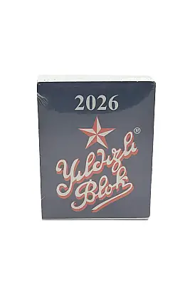 Yıldızlı 2026 Blok Masa Takvimi - 1