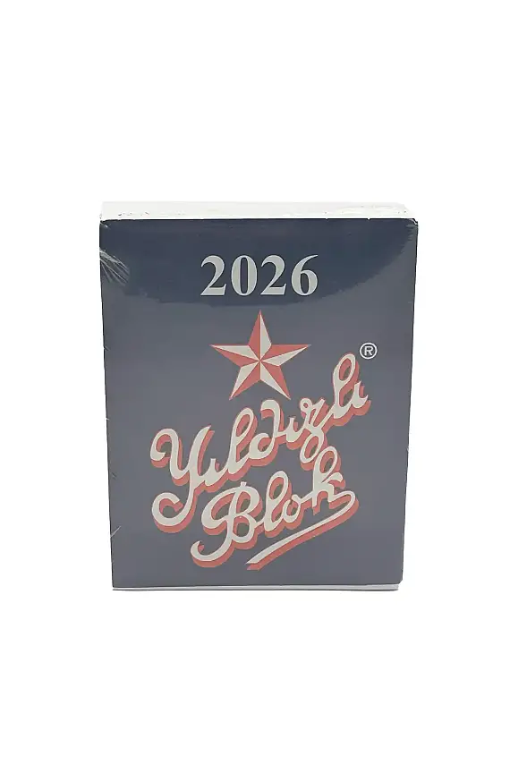Yıldızlı 2026 Blok Masa Takvimi - 1