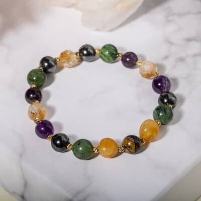 Yorgunluk ve Huzursuz Bacak Sendromu Doğal Taş Bileklik - 3