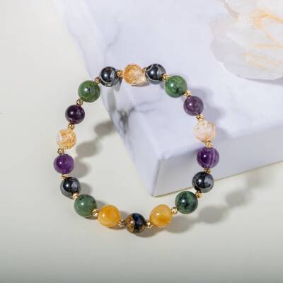 Yorgunluk ve Huzursuz Bacak Sendromu Doğal Taş Bileklik - 4