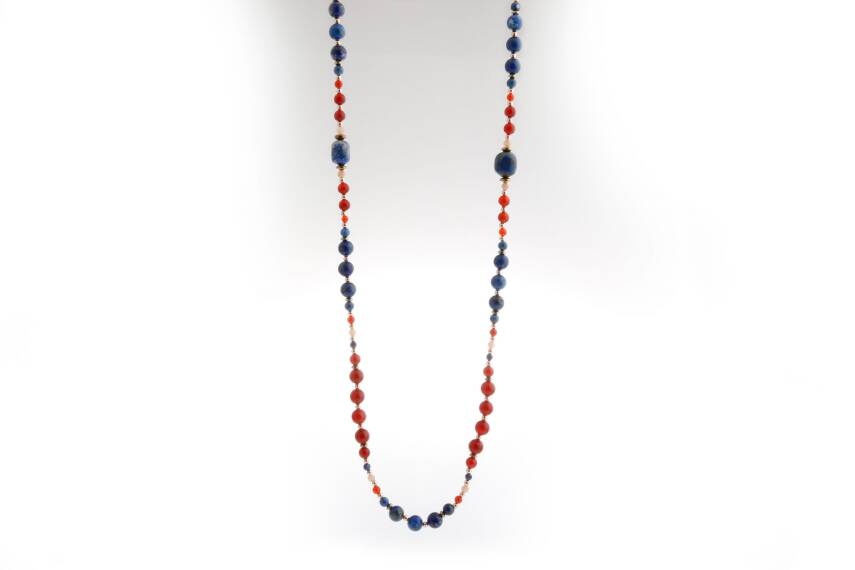 Zahira, Akik Lapis Güneş Taşı Doğal Taş Kolye - 5