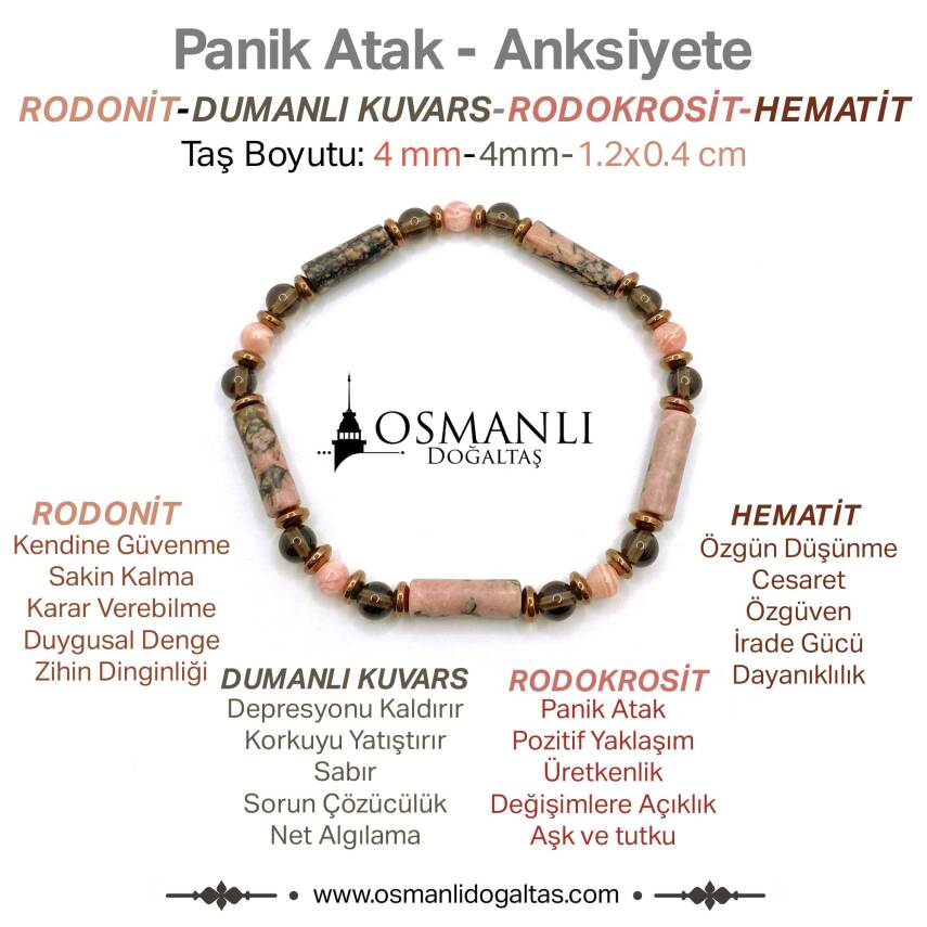 Zayıflama Açlık Bastırma Korkuları Azaltma Bilekliği - Ay Taşı - Prehnit - Apatit - 3