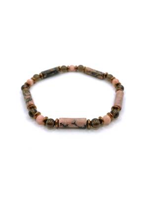 Zayıflama Açlık Bastırma Korkuları Azaltma Bilekliği - Ay Taşı - Prehnit - Apatit - 5