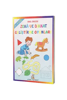 Zeka ve Dikkat Geliştirme Oyunları - 3-4 Yaş - Uysal Yayıncılık (1)